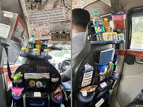 From chocolates and biscuits to toothbrushes, umbrellas, and tablets like Digene and Disprin, the car was stocked like a mini convenience store on wheels.