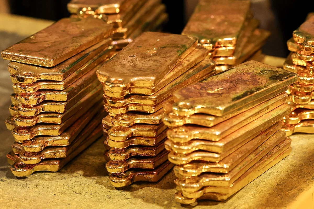 Stock Gold bullion / bar
