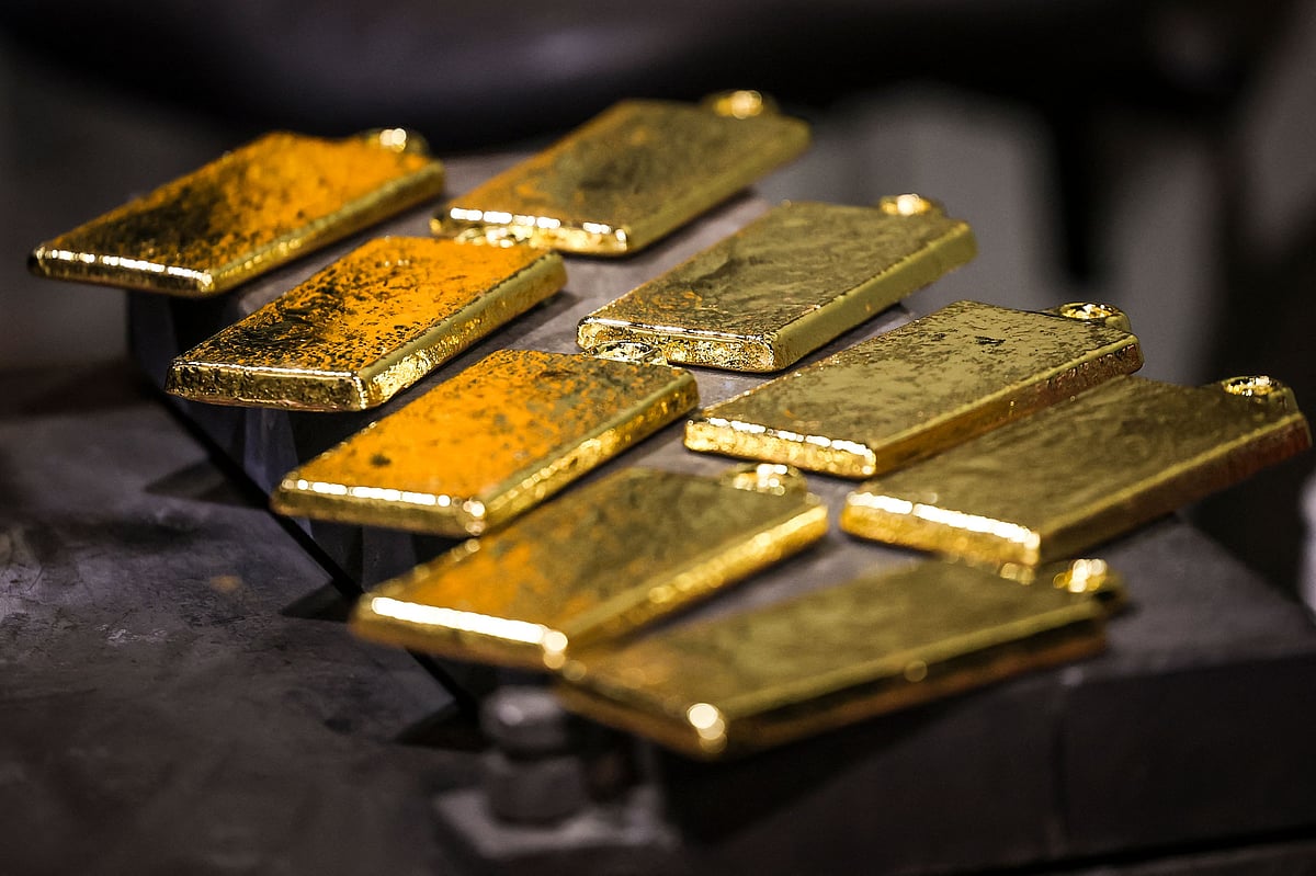 Stock Gold bullion / bar