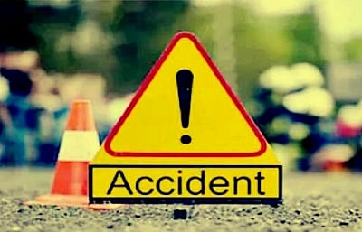 According to officials, the accident occurred when a speeding car lost control and rammed into a house in Pothireddypalem area of the district.