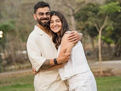 Bollywood actress and producer Anushka Sharma and husband Virat Kohli