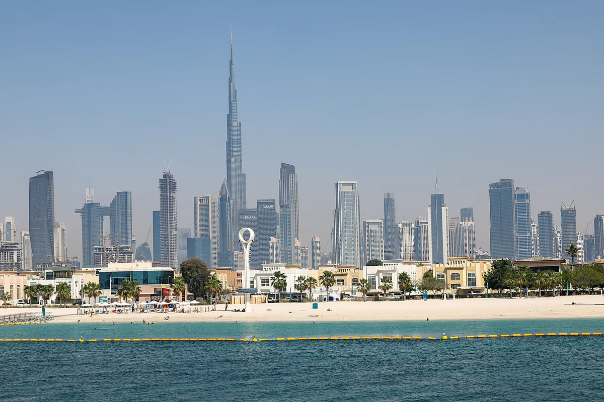 Stock Dubai Skyline