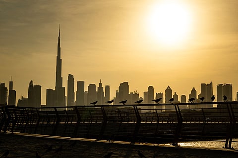 Stock Dubai Skyline