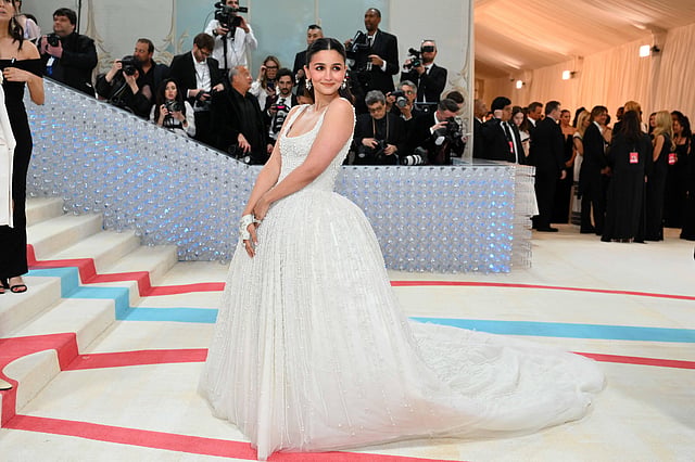 Alia Bhatt at the 2023 Met Gala on 1 May, 2023
