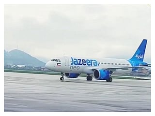 A Jazeera Airways aircraft.