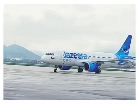 A Jazeera Airways aircraft.