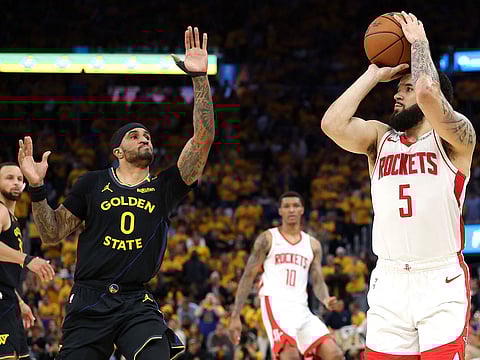 The Houston Rockets rode a crushing fourth quarter to a 115-107 victory over the Golden State Warriors on Friday to set up a game-seven showdown in their NBA Western Conference playoff series.