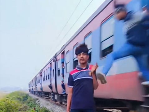 Many users were quick to call out the stunt's recklessness.