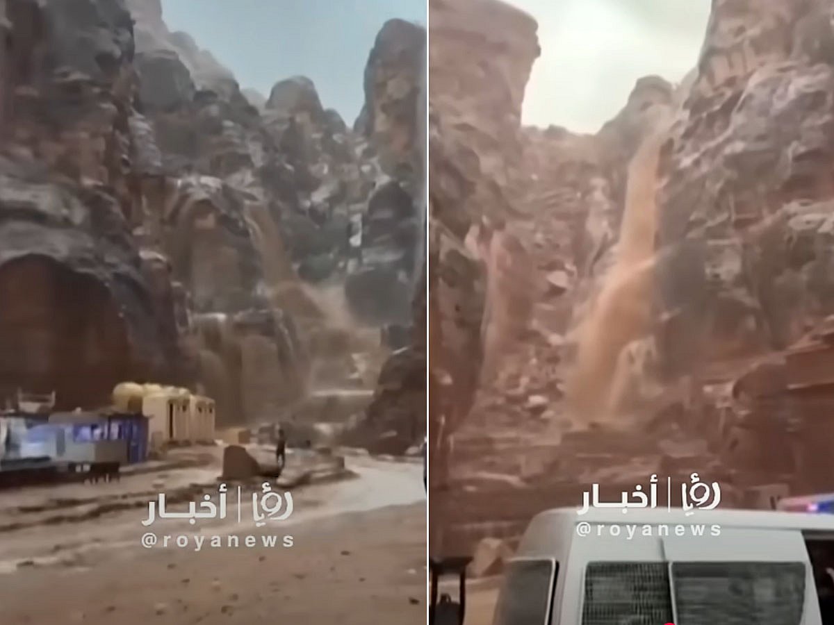 More than 1,700 tourists were evacuated on Sunday after heavy rainfall caused sudden flooding in parts of the archaeological site.