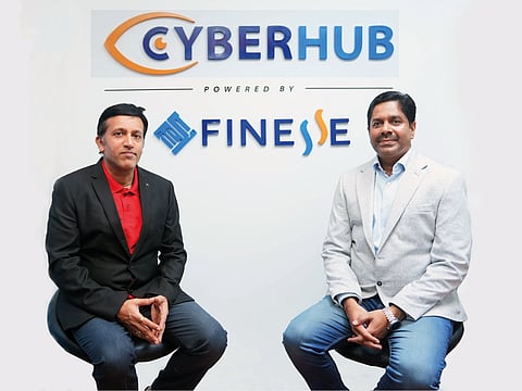 From left: Pradeep, VP, IT Security, Finesse & Eljo J P, CBO & Director