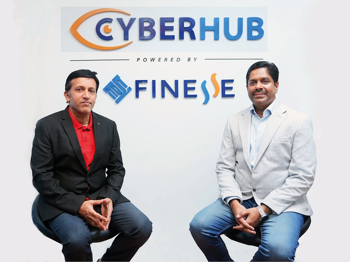 From left: Pradeep, VP, IT Security, Finesse & Eljo J P, CBO & Director