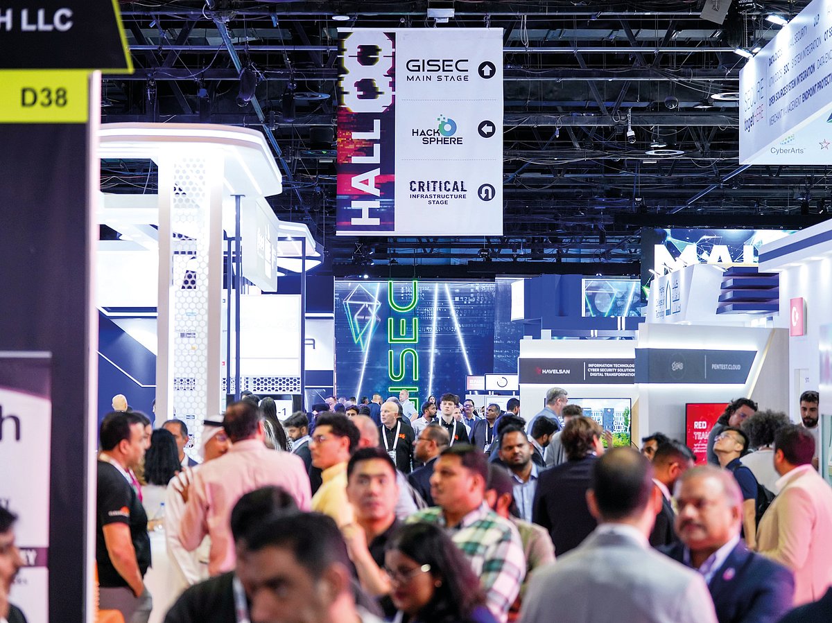 Visitors throng the halls at a past edition of GISEC