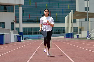 Emirati sprinter Maryam Al Farsi.