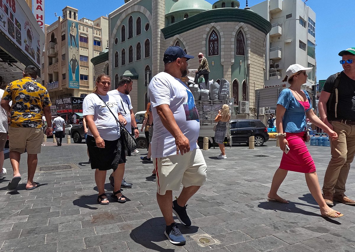 STOCK Tourists in Deira, Dubai