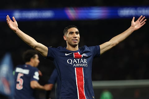 Achraf Hakimi has played a pivotal role for PSG during this year's Champions League, where he has scored four goals and five assists.