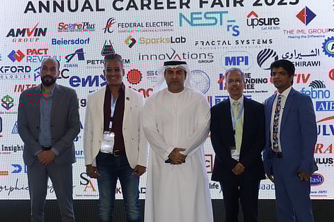 Dr. Bu Abdullah, Chairman of Bu Abdullah Investment Group with Prof Souri Banerjee, Director  BPDC(second from right) with other dignitaries