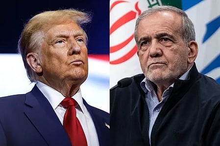 US President Donald Trump and Iran’s President Masoud Pezeshkian — even as questions remain over who holds authority to negotiate any ceasefire.
