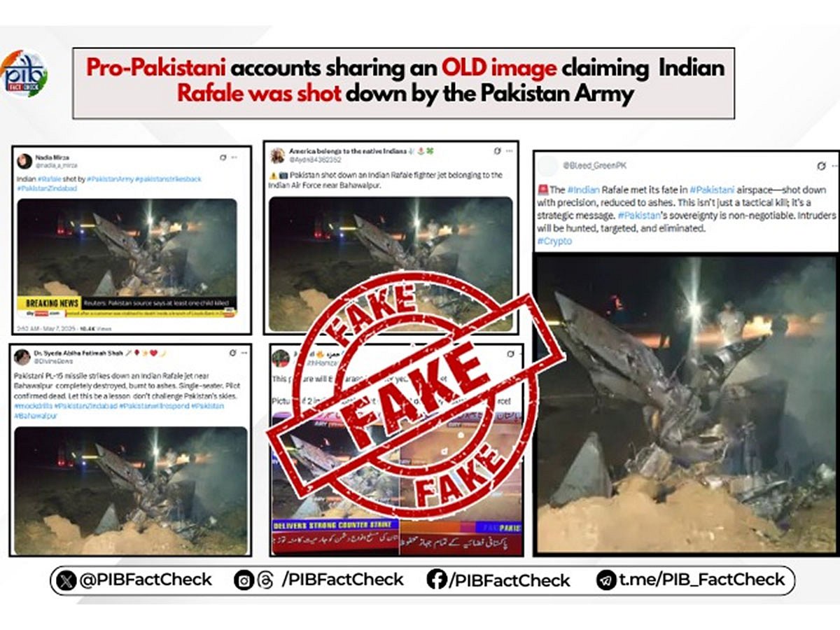 India’s Press Information Bureau, however, warned people against old images being circulated on social media. 