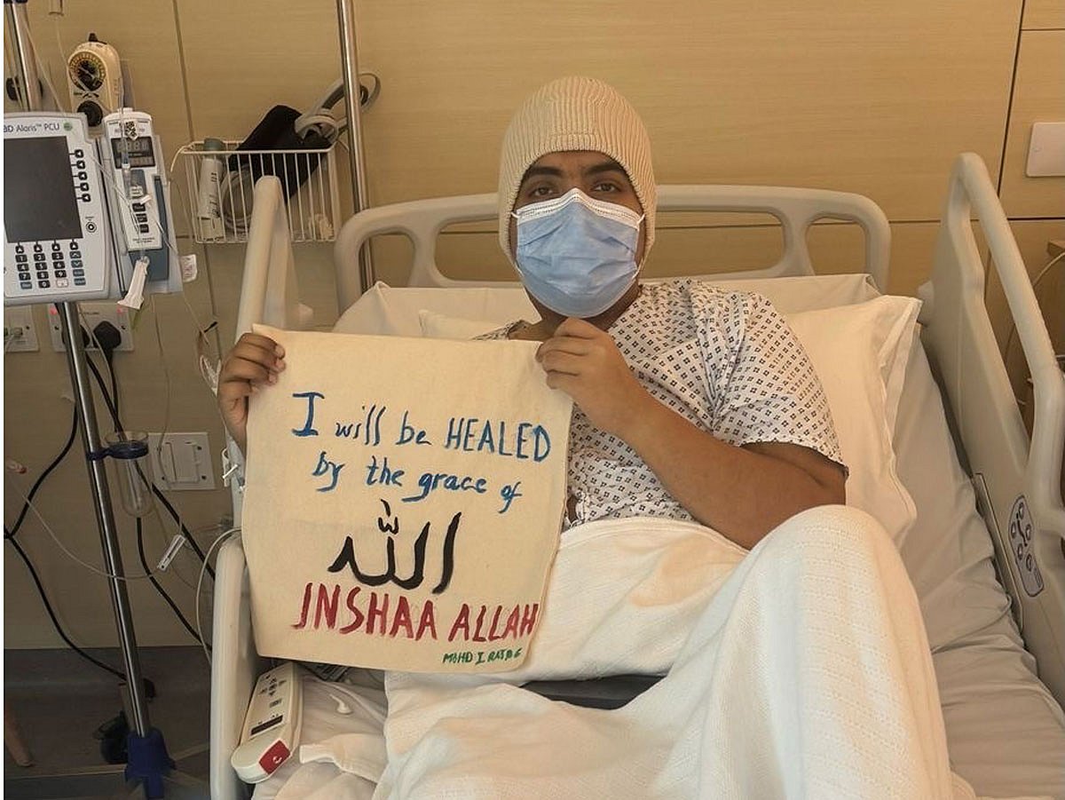 Mohammad Ratag needs a bone marrow transplant in Abu Dhabi. 