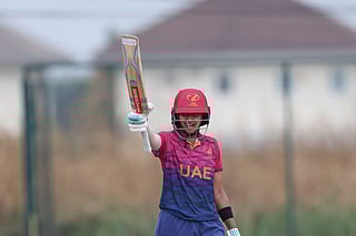 UAE skipper Esha Oza.