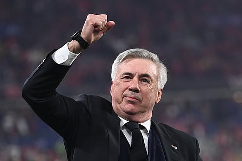 Real Madrid's Italian coach Carlo Ancelotti will leave the club at the end of the season.