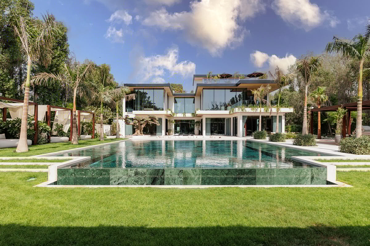 The Al Barari villa that got sold for Dh107 million. The green-heavy residential community has been breaking a few sales records this year. 