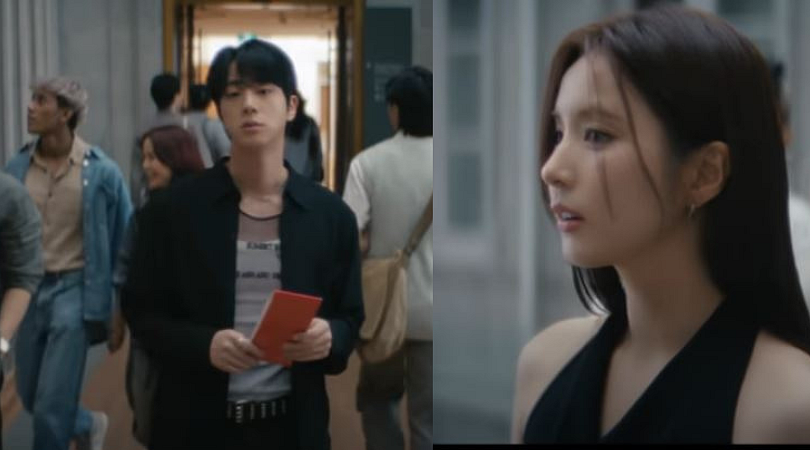 BTS' Jin and Shin Se-Kyung star in a new romantic song. 