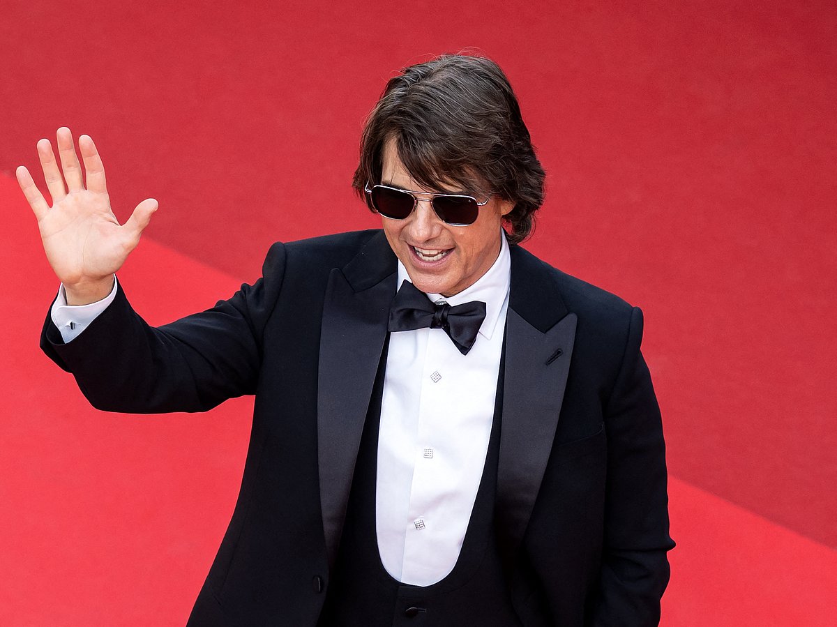 US actor and producer Tom Cruise arrives for the screening of the film "Mission: Impossible - The Final Reckoning" at the 78th edition of the Cannes Film Festival in Cannes, southern France, on May 14, 2025.