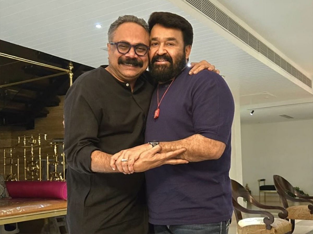 Prakash Varma with Mohanlal
