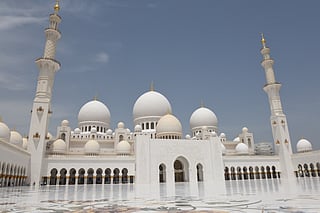 A look inside the Sheikh Zayed Grand Mosque before Donald Trump’s visit to the UAE