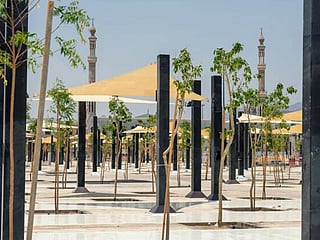Massive shading project underway at Namira Mosque courtyards for Hajj
