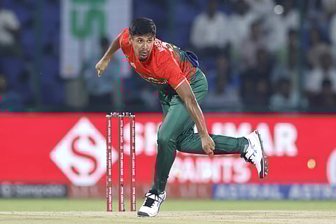 Mustafizur Rahman has given priority to Bangladesh's Twenty20 series against UAE and has travelled with the team for the two-match series.