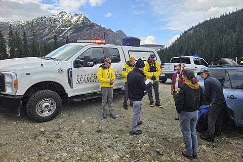 The Okanogan County Search and Rescue team responds to a climbing accident in the North Cascades mountains in Washington.