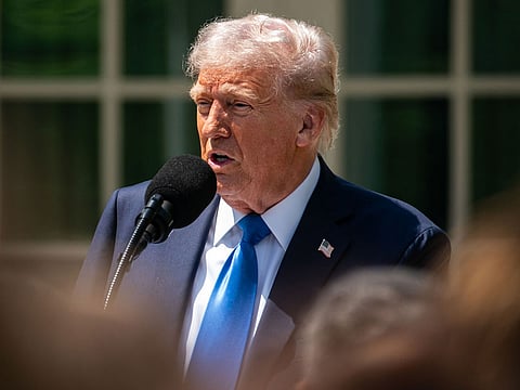 US President Donald Trump said he would be 'stupid' not to accept such a gift.