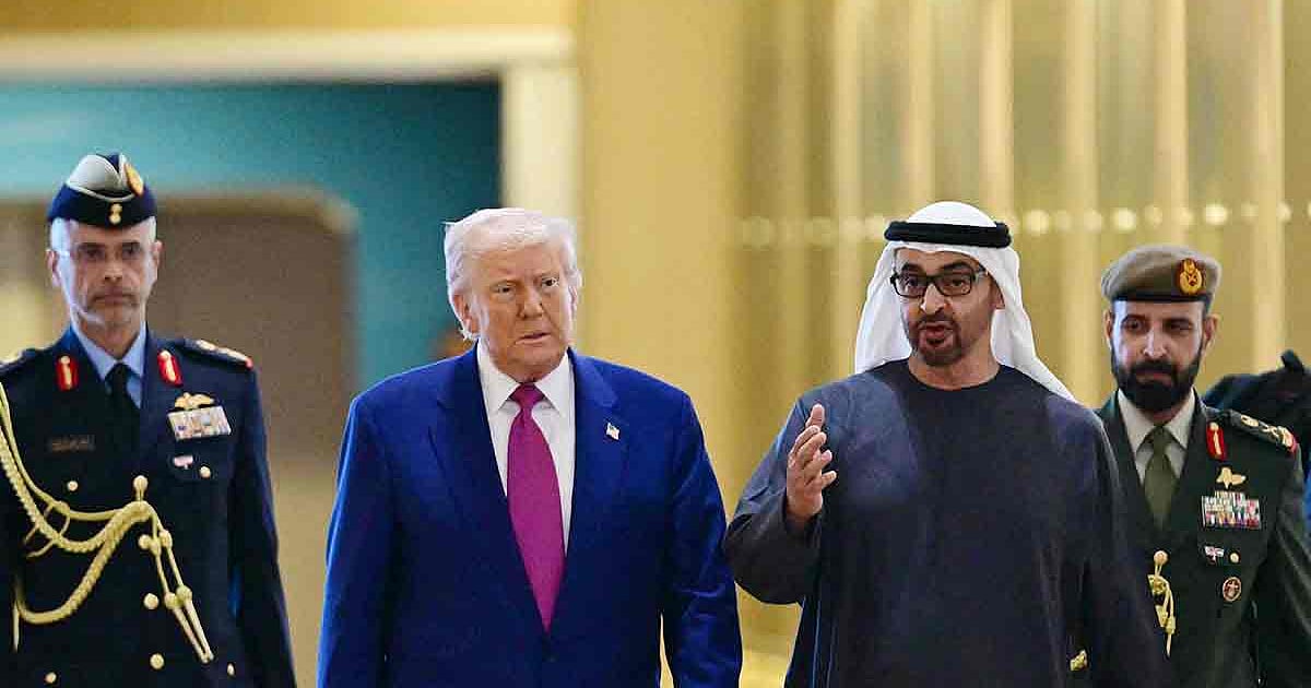 Photos: US President Trump arrives in Abu Dhabi