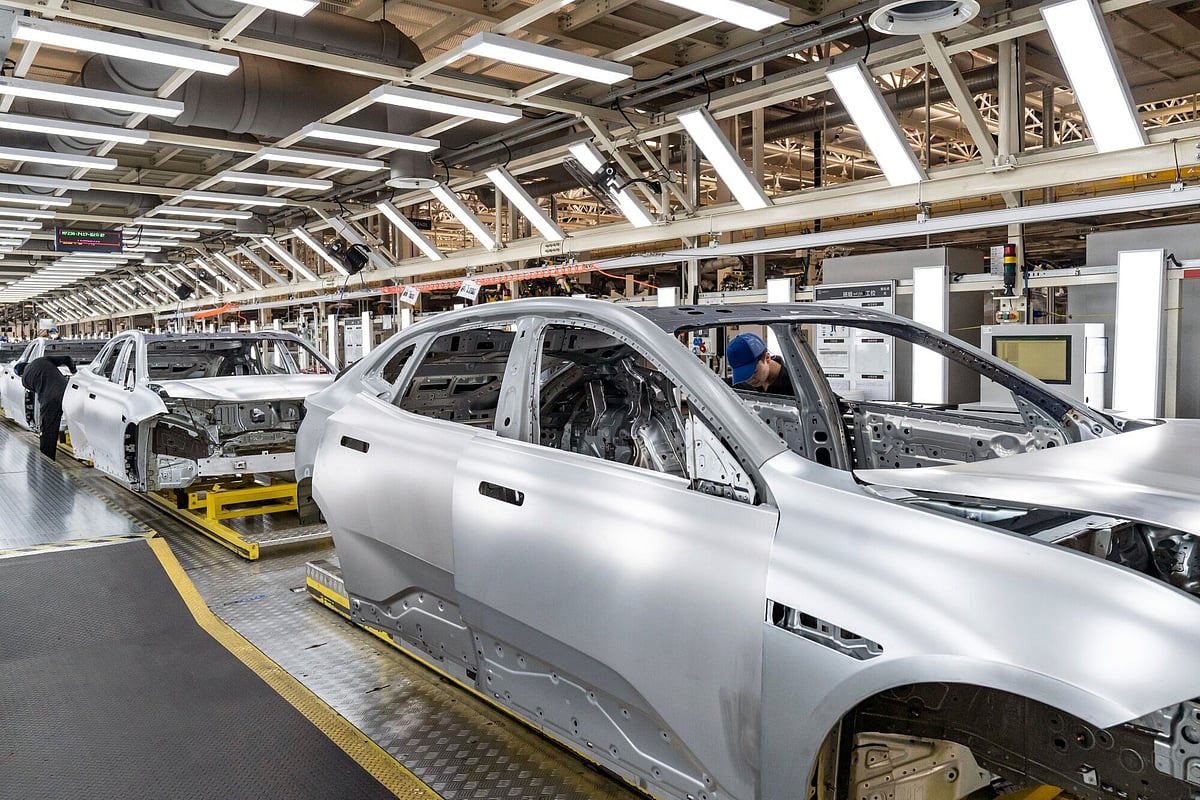 Operations inside Zeekr Intelligent Factory