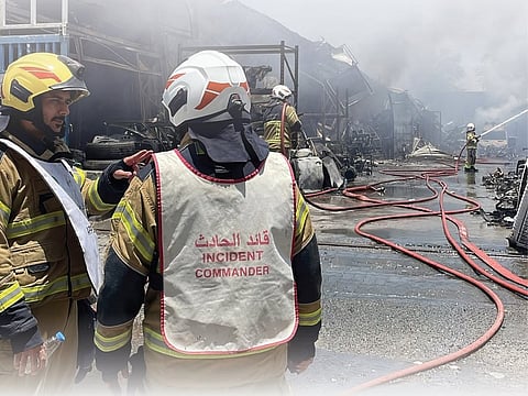 The cause of the fire was not immediately clear.