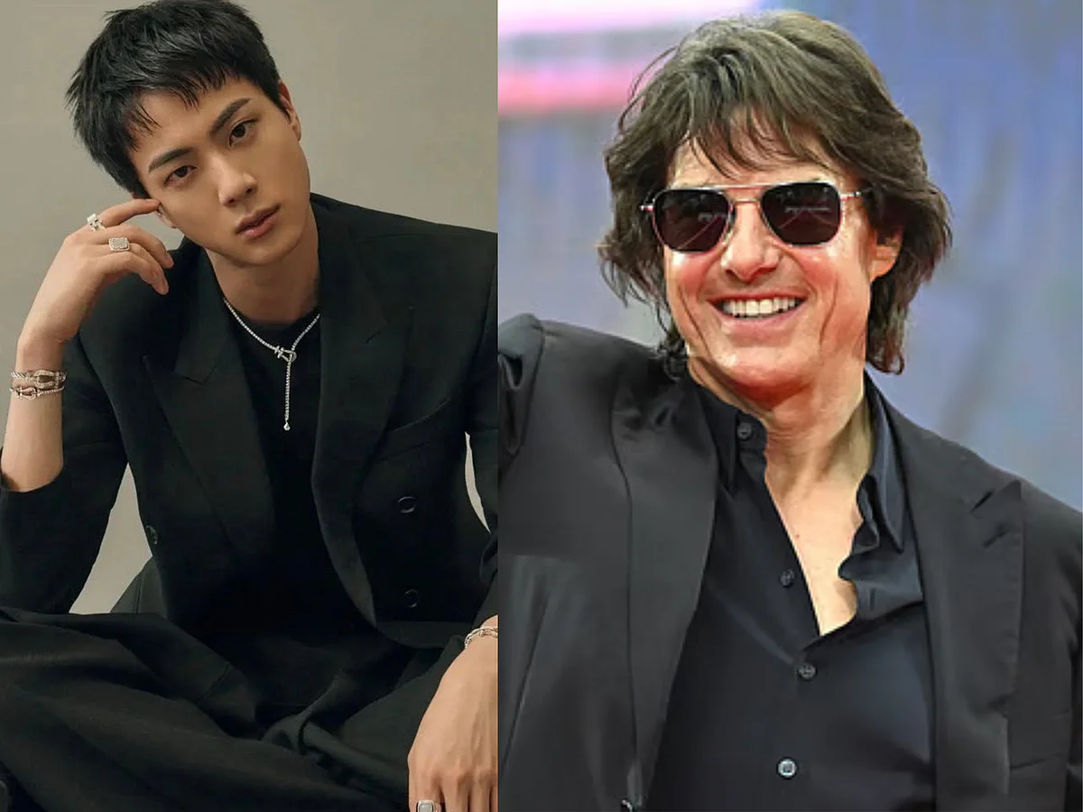 BTS' Jin and Tom Cruise