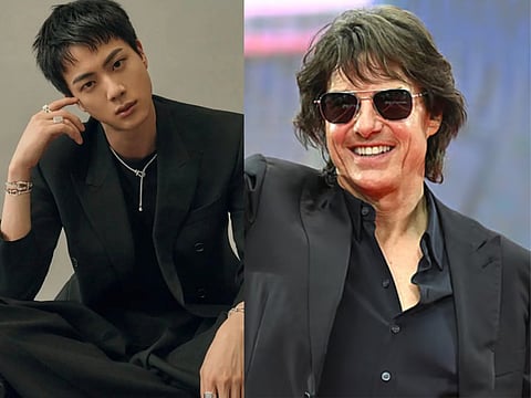 BTS' Jin and Tom Cruise