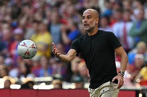 Manchester City's Spanish manager Pep Guardiola remains the central figure in the club's fortunes.