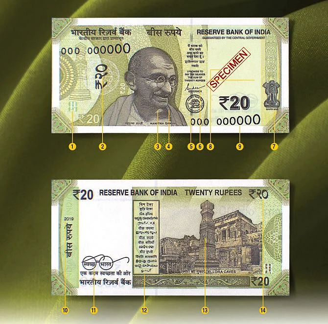 Reserve Bank of India will roll out Rs20 banknotes with new RBI Governor Sanjay Malhotra's signature. 