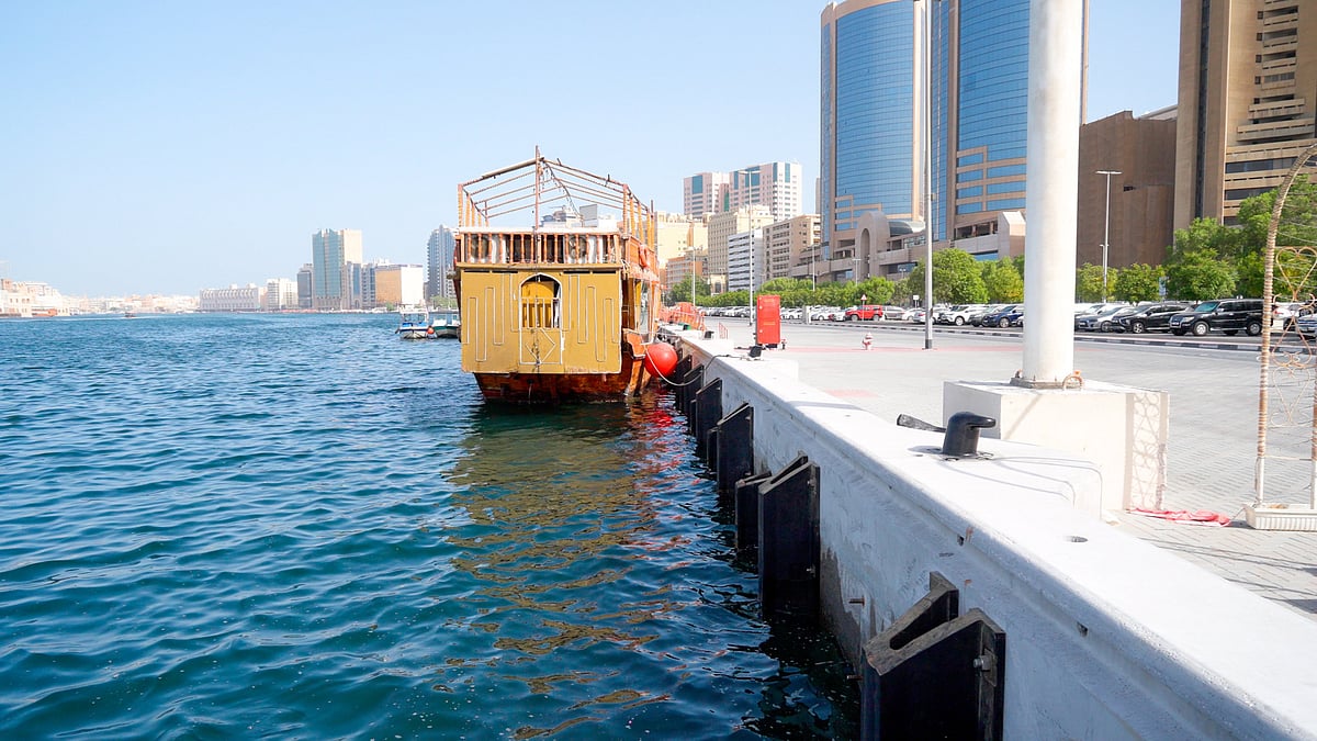 Dubai Municipality on Sunday announces the completion of Dubai Creek wharf improvement project.