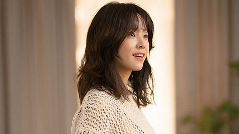 In Heavenly Ever After, Han Ji-min, plays  a mysterious woman who unexpectedly appears in Heaven without any recollection of her past, except for the name "Go Nak-joon".