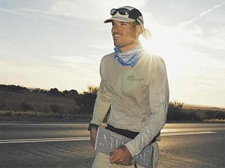 British athlete sets world record running across Australia