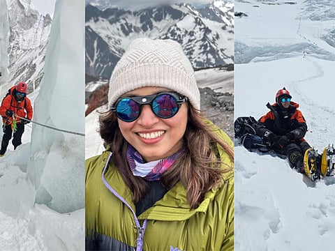 At 10:25 am Nepal time, Safrina stood atop the 8,848-meter mountain after more than 20 hours of climbing through freezing temperatures and fierce winds. With this feat, she becomes the first Kerala expatriate in Qatar to conquer Everest.