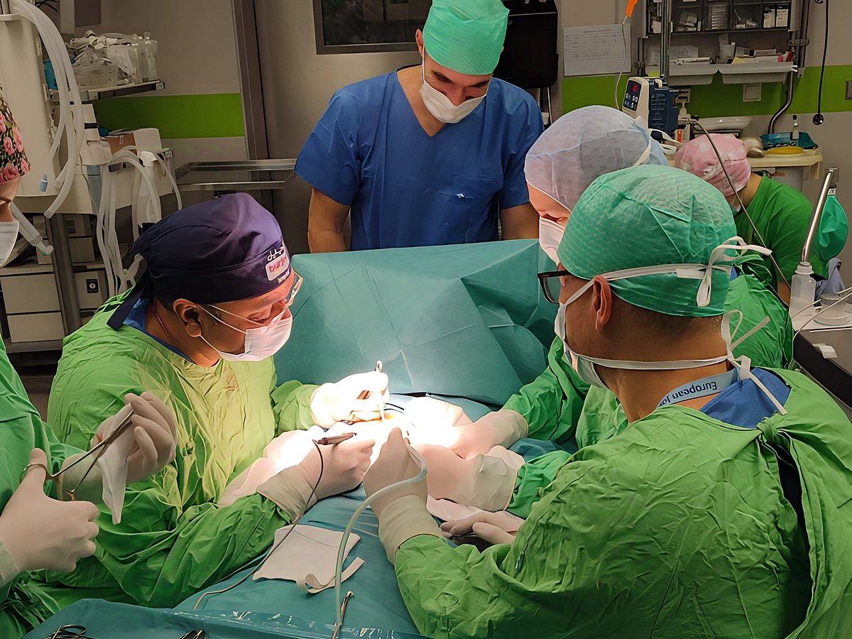 Prof Dr Amulya Saxena, Consultant Paediatric Surgeon at Burjeel Hospital, Abu Dhabi, was specially invited by the University of Szeged in Hungary to treat Benett, who was born in August 2020 with a severe congenital condition known as a giant omphalocele.