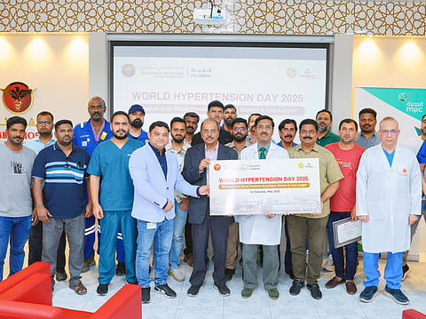 Thumbay Hospital Fujairah marks World Hypertension Day with Awareness Event
