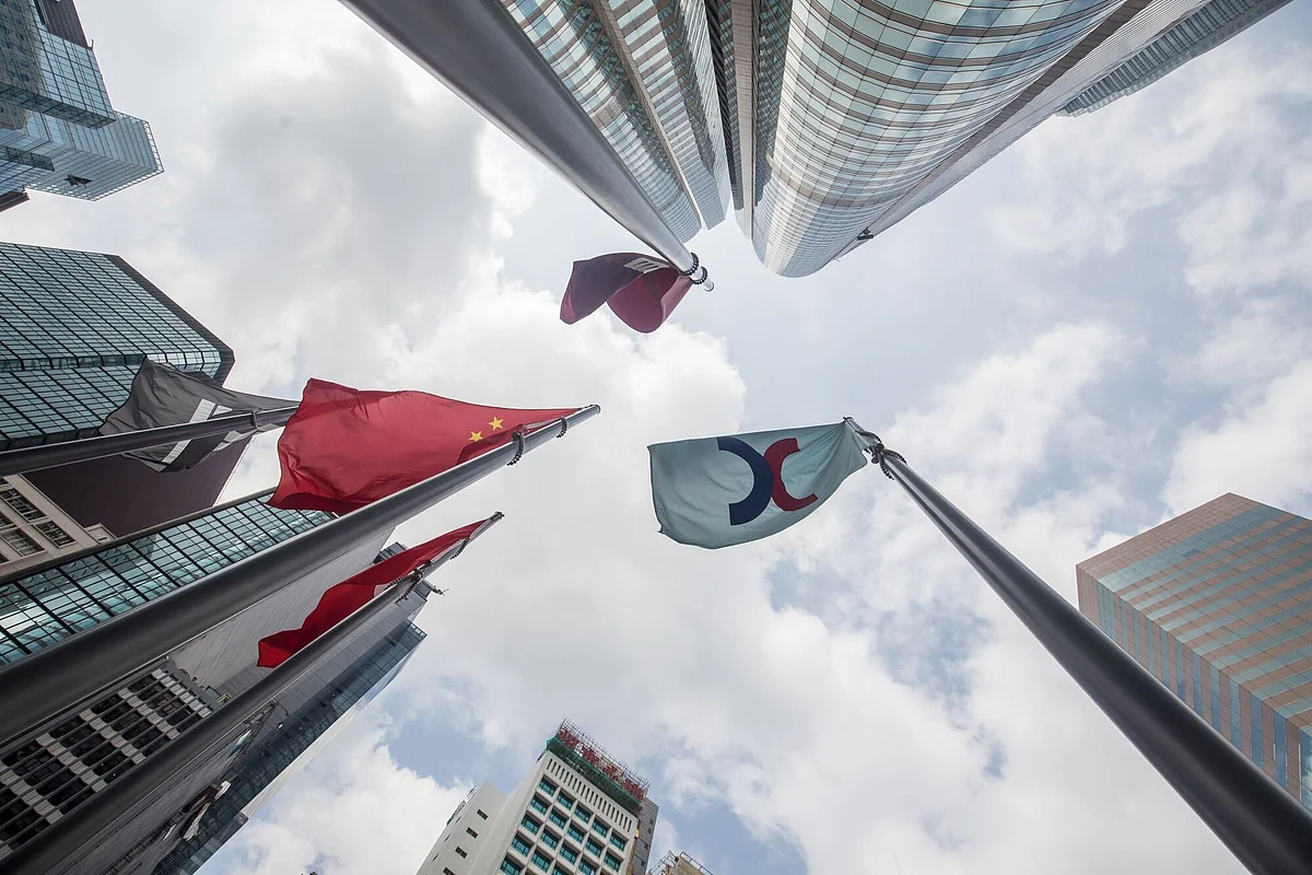 The Hong Kong stock exchange. 
