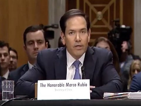 US Secretary of State Marco Rubio 