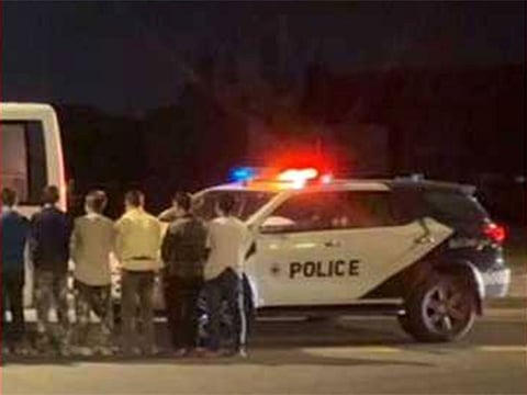 The individual was referred to the competent authorities to face strict legal measures, including potential fines and deportation.